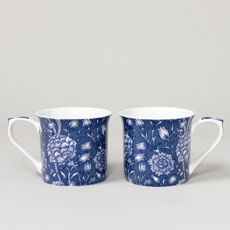 Mugs V&A William Morris Wild Tulips Bleu (paire)