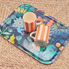 Charger l&#39;image dans la galerie, Tasse Expresso Sgrafitto - Tangerine
