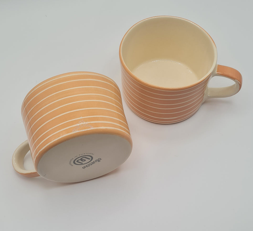 Mug Sgrafitto - Peach