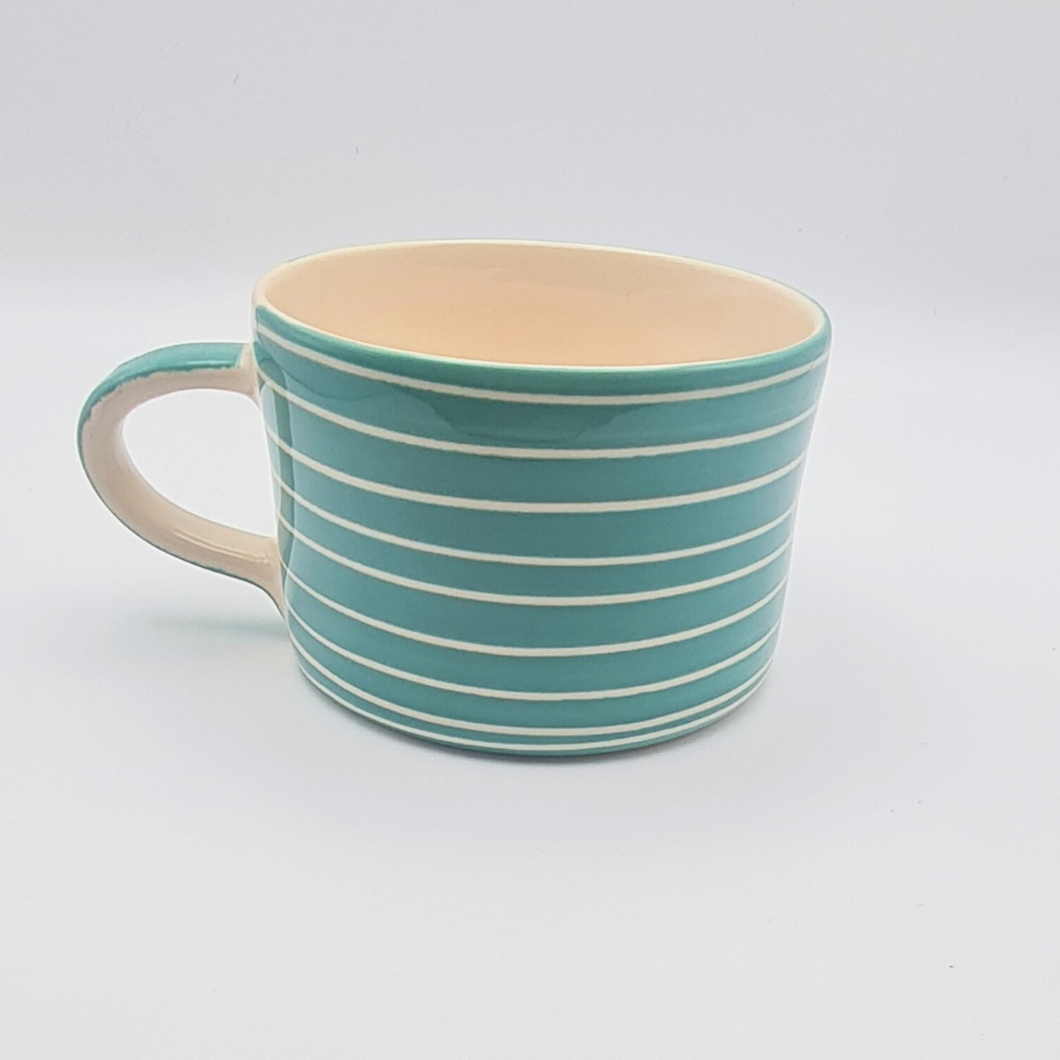 Mug Sgrafitto - Turquoise