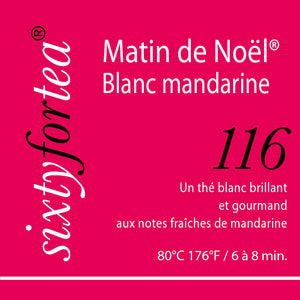 Matin de Noël Blanc Mandarine