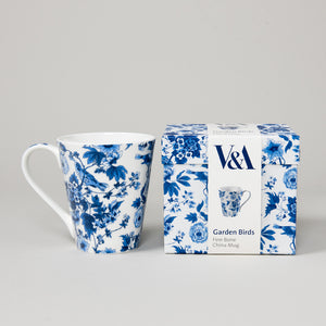 Mug V&A Garden Bird Fond Blanc